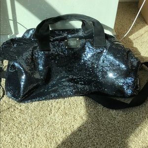 PINK Sequin duffle bag